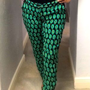 Louardos pants, size 14 (runs size 12), color green and black.